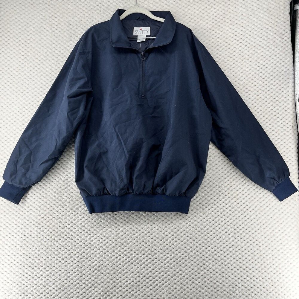 Smitty Pullover Windbreaker Lightweight Quarter Zip Jacket, NWT‎ M